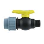 Кран кульовий ПНД SantehPlast 32мм 1'