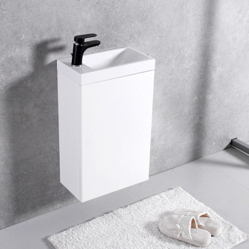 Тумба навісна Fancy Marble Java 500 з умивальником Linnea 500