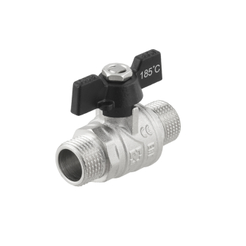 Кран кульовий Raftec BLACK DN15 ЗЗ 1/2'' метелик