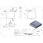Умывальник Miraggio TALLIN 600 белый глянец
