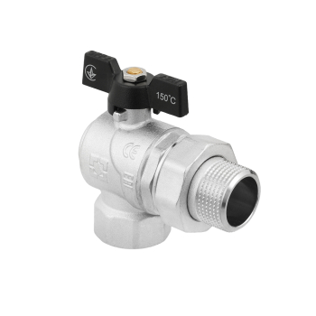 Кран кульовий Raftec BLACK DN25 ВЗ 1' метелик