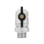 Кран кульовий Raftec BLACK DN25 ВЗ 1' метелик