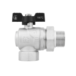 Кран кульовий Raftec BLACK DN25 ВЗ 1' метелик