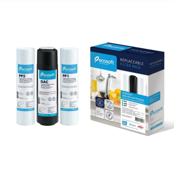 Комплект картриджів 1-2-3 для системи зворотного осмосу Ecosoft CPV3ECOSTD