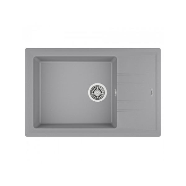 Мийка для кухні TEKA STONE 60 S-TG 1B 1D 780x510 Сірий металік