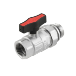 Кран шаровый с американкой Raftec GOLD PN50 ВН 1' GRDS03