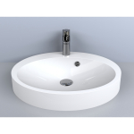 Умывальник Miraggio DEVON 550 белый глянец + перелив