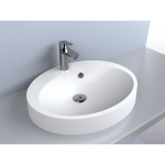 Умывальник Miraggio DEVON 550 белый глянец + перелив