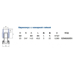 Муфта с евроконусом PPR Ekoplastik 20мм 3/4' SZM02025EX