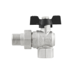 Кран шаровый Raftec BLACK DN15 НВ 1/2' бабочка