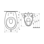 Унітаз підвісний Kolo IDOL M1310000U