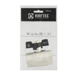 Кран шаровый Raftec BLACK PN40 ВВ 3/4' DRB2