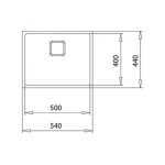 Мойка для кухни TEKA TOP BE LINEA 50.40 R15 540x440 Нержавейка