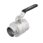 Кран шаровый Raftec BLACK PN40 ВН 2' DRH61