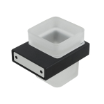 Стакан настінний VENTA матовое скло V130B чорний