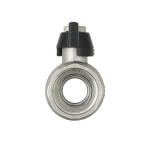 Кран прямой с накидной гайкой Raftec BLACK DN20 3/4' бабочка