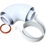 Колено коаксиальное 90, ф 60/100 10999.0152.0/0 CE.00.34 H