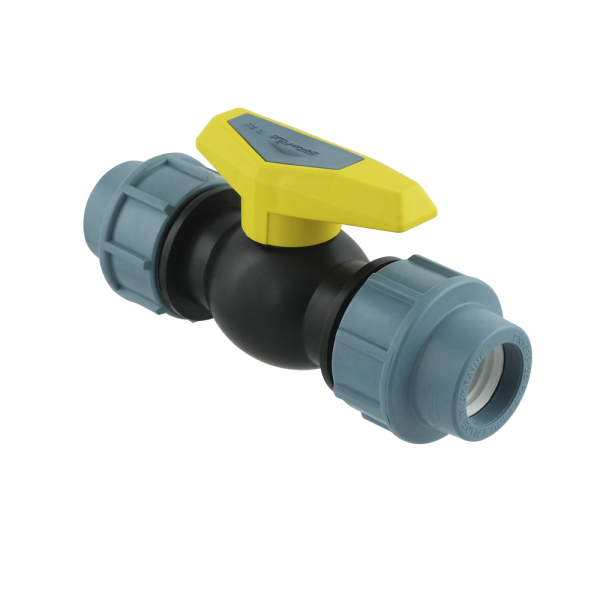 Кран шаровый ПНД SantehPlast 25x25 мм