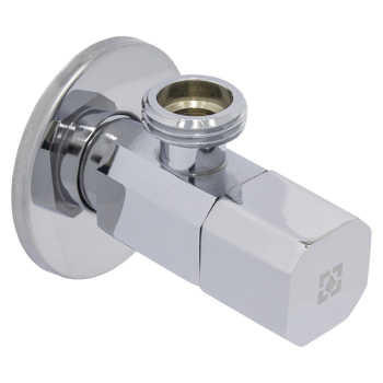 Кран кутовий з керамічним запірним елементом Raftec PN10 ЗЗ 1/2 'x1/2'