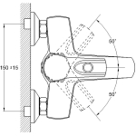 Смеситель для ванной G-lauf GBS3- A279
