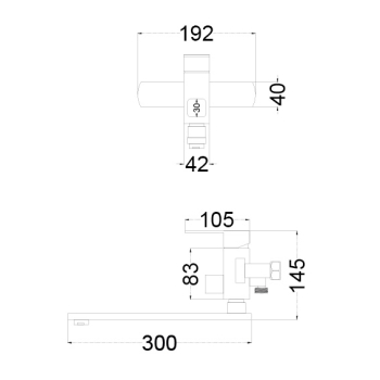 Змішувач для ванни VENTA VA7016A