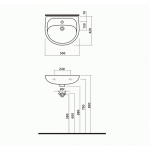 Умывальник Kolo Solo 50