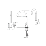 Смеситель для кухни VENTA VS402US