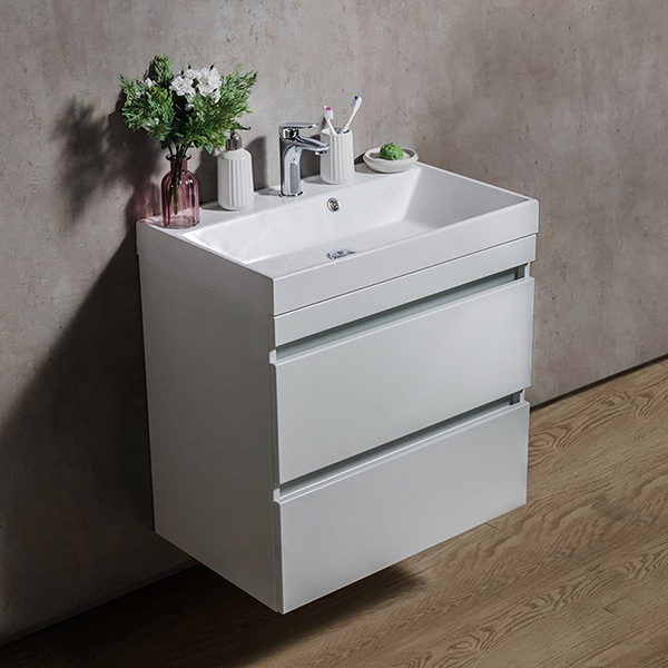 Тумба навісна Fancy Marble Sherman 700з умивальником Signe 700