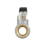 Кран кульовий Raftec BLACK PN50 ВВ 1/2' ручка DRH1