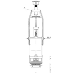 Сливной механизм PLM PM 43 AY 20 02