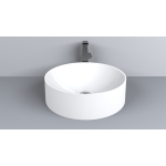 Умывальник Miraggio ELLEL 450x450 накладной белый глянец