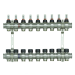 Колектор з витратомірами Raftec 1'х9