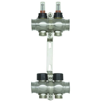 Колектор з витратомірами Raftec 1'х2