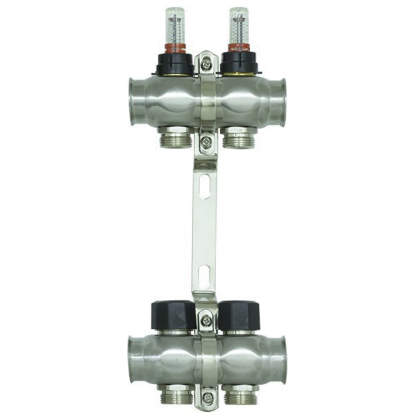 Колектор з витратомірами Raftec 1'х2