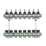 Колектор з витратомірами Raftec 1'х8