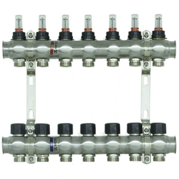 Колектор з витратомірами Raftec 1'х7