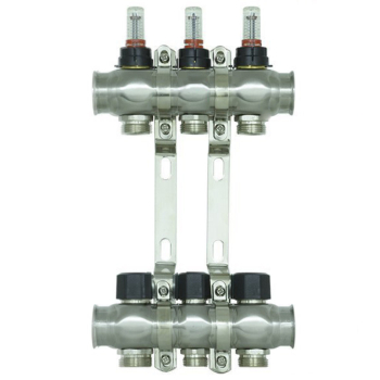 Колектор з витратомірами Raftec 1'х3