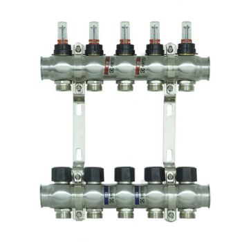 Колектор з витратомірами Raftec 1'х5