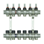 Колектор з витратомірами Raftec 1'х6