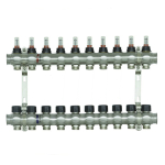 Колектор з витратомірами Raftec 1'х10