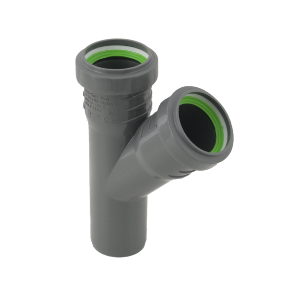 Тройник внутренний ASG HTR ф40мм x45°