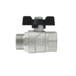 Кран шаровый Raftec BLACK PN40 ВН 3/4' DRB21