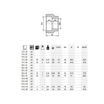 Перехідник-редукція PPR ASG 75x25мм 1418131204