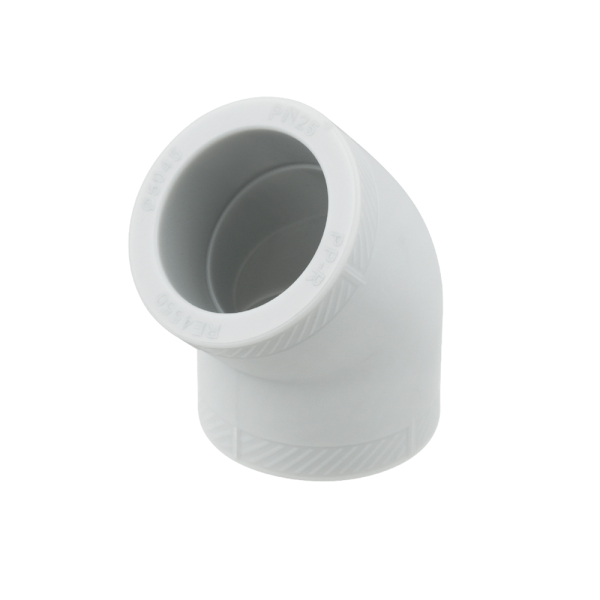 Колено PPR Raftec 45° 50мм RE45450
