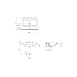 Умивальник Cersanit COMO 60