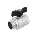 Кран шаровый Raftec BLACK PN40 ВН 1' DRB31