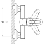 Смеситель для душа G-lauf LOF5- A033
