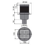 Трап зливний Alcaplast APV32