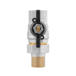 Кран шаровый с американкой Raftec BLACK PN50 ВЗ 1/2' бабочка DRBS1