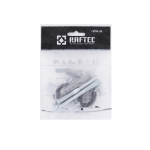 Хомут трубний Raftec (гайка (М8+10)+шуруп) 1/2' (20-23) RHO-2023